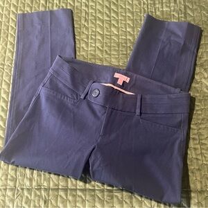 Lilly Pulitzer Navy Ankle Pants Size 10
